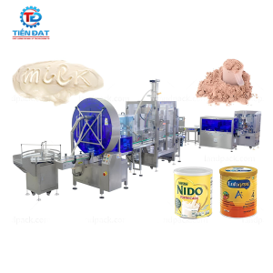 Dây chuyền đóng hộp sữa bột tự động