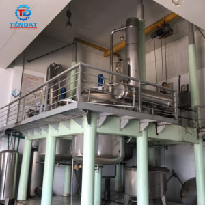 Hệ thống chiết xuất, cô đặc tuần hoàn chân không 100 lít