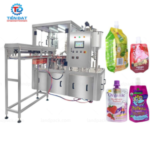 Máy chiết rót và đóng nắp túi có vòi tự động LD-4H 40 túi/phút