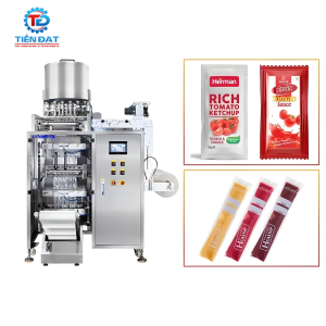 Máy đóng gói chất lỏng đa rãnh tự động có khử trùng bằng tia cực tím