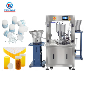 Máy đóng gói lọ hút ẩm silica gel