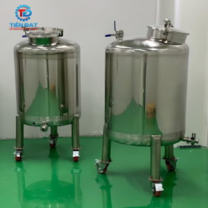 Tank chứa 200 lít có bánh xe