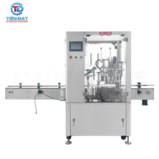 Máy chiết rót và đóng nắp chai tự động CHS-50