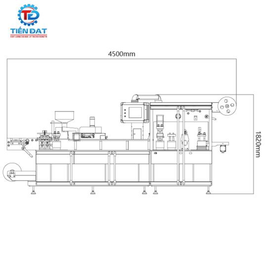 Máy ép vỉ DPP260K hãng Hoping