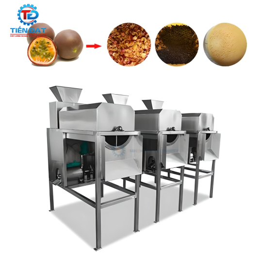 Máy ép chanh dây năng suất 0.8 - 1 tấn/h